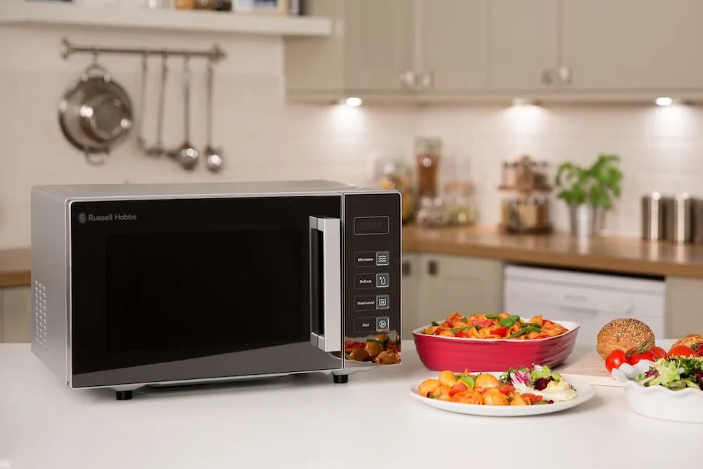 Russell Hobbs RHEM2301S microwave Silver Solo microwave Countertop 23 L 800 W