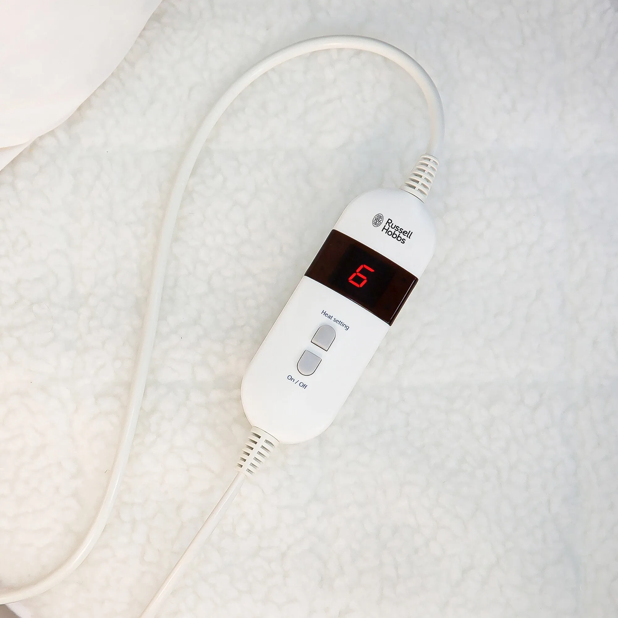 Russell Hobbs RHESB8001 Sherpa Fleece Single Electric Blanket