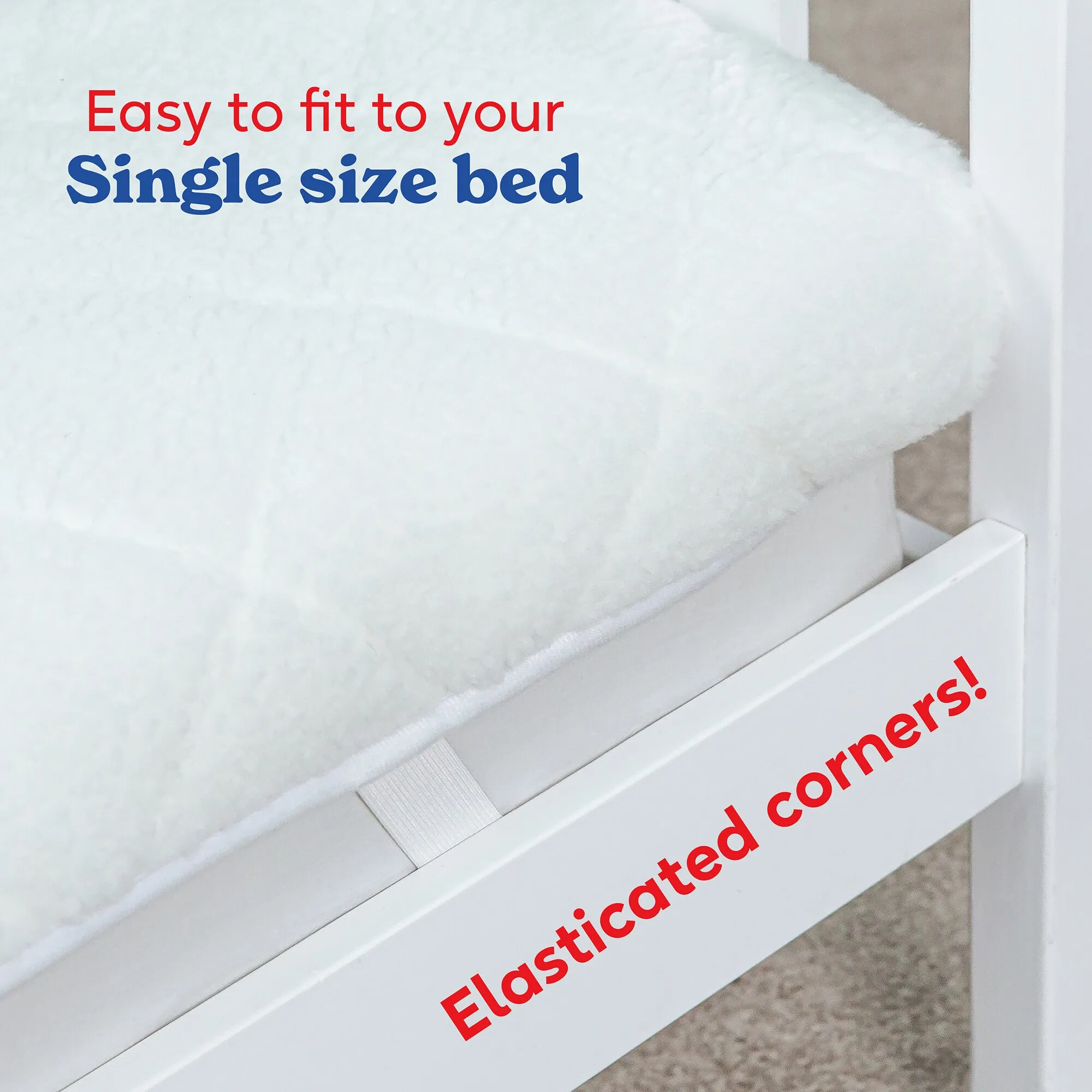 Russell Hobbs RHESB8001 Sherpa Fleece Single Electric Blanket