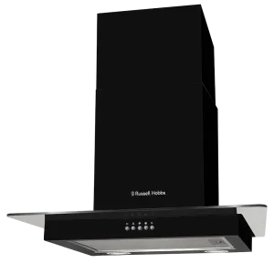 Russell Hobbs RHFGCH901B 90cm Flat Glass Black Cooker Hood
