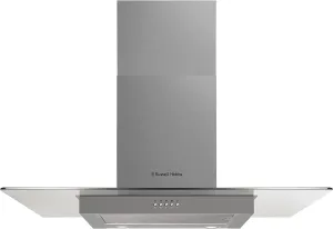 Russell Hobbs RHFGCH901SS 90cm Flat Glass Stainless Steel Cooker Hood