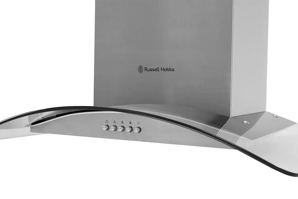 Russell Hobbs RHGCH601SS cooker hood Wall-mounted Stainless steel 400 m³/h