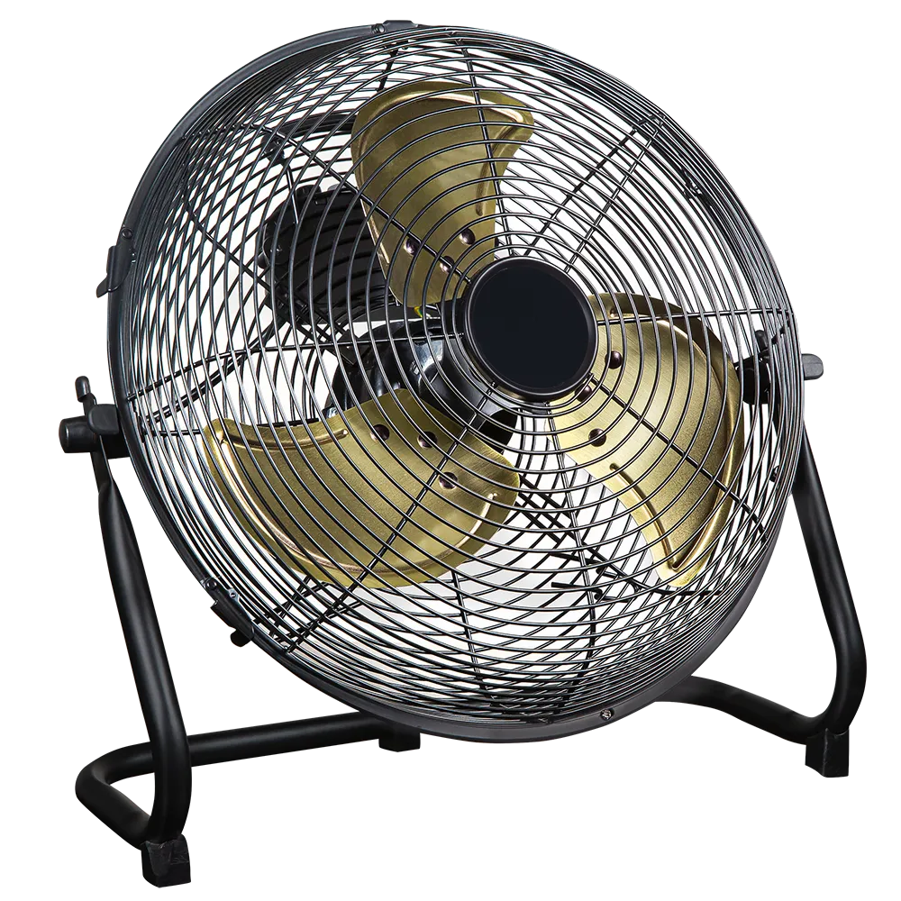 Russell Hobbs RHGF1221BG 12” High Velocity Floor Fan in Brushed Gold