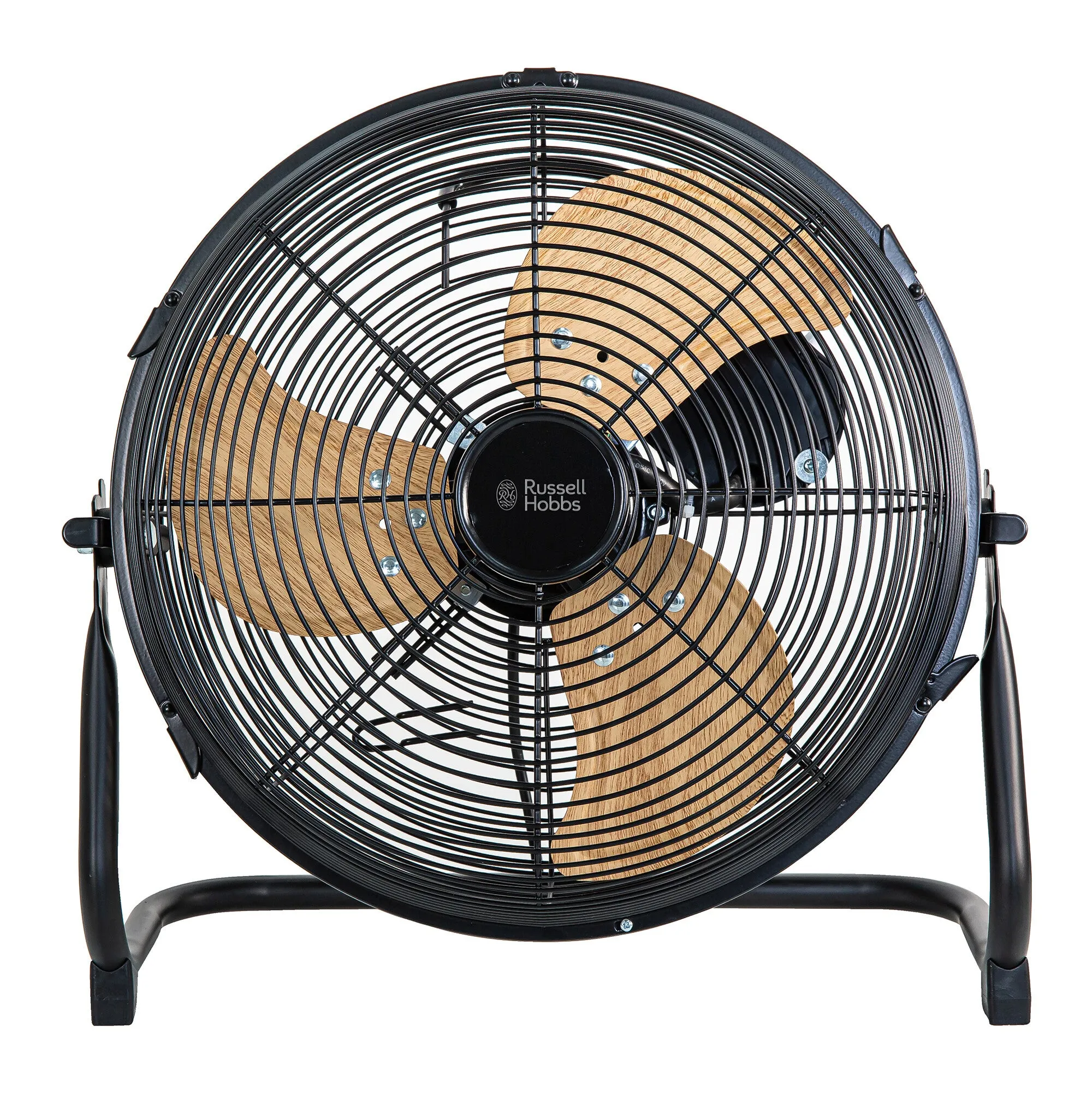 Russell Hobbs RHGF1221WDB 12" High Velocity Floor Fan - Wood & Black