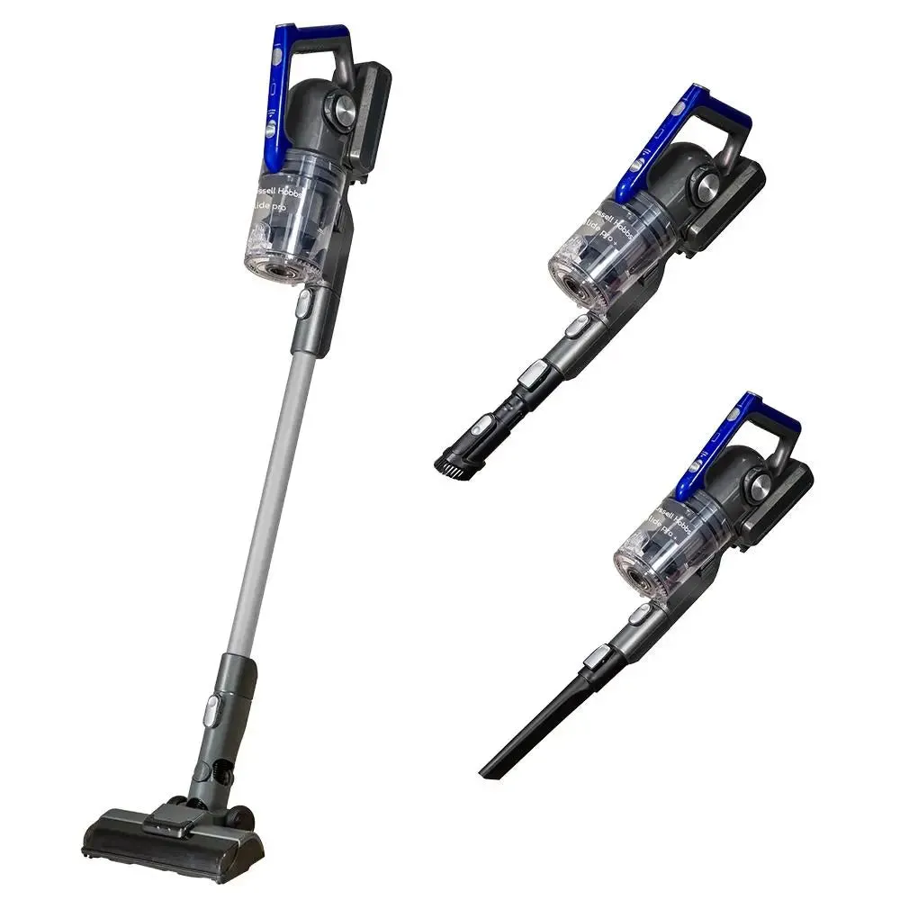 Russell Hobbs RHHS4101 Glide Pro Plus Cordless Stick Vacuum in Grey & Blue