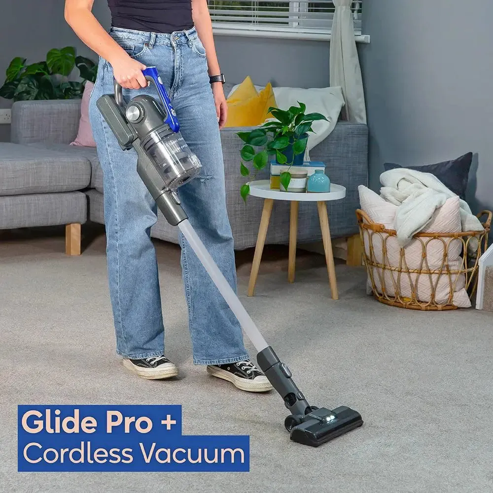 Russell Hobbs RHHS4101 Glide Pro Plus Cordless Stick Vacuum in Grey & Blue
