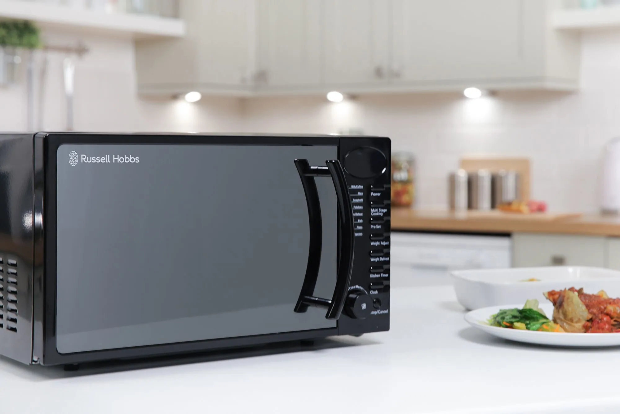 Russell Hobbs RHM1714B microwave Black Solo microwave Countertop 17 L 700 W