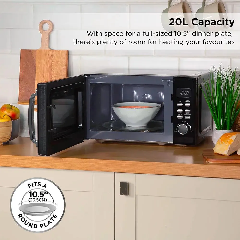 Russell Hobbs RHM2026B Stylevia Digital Microwave 20L - Black