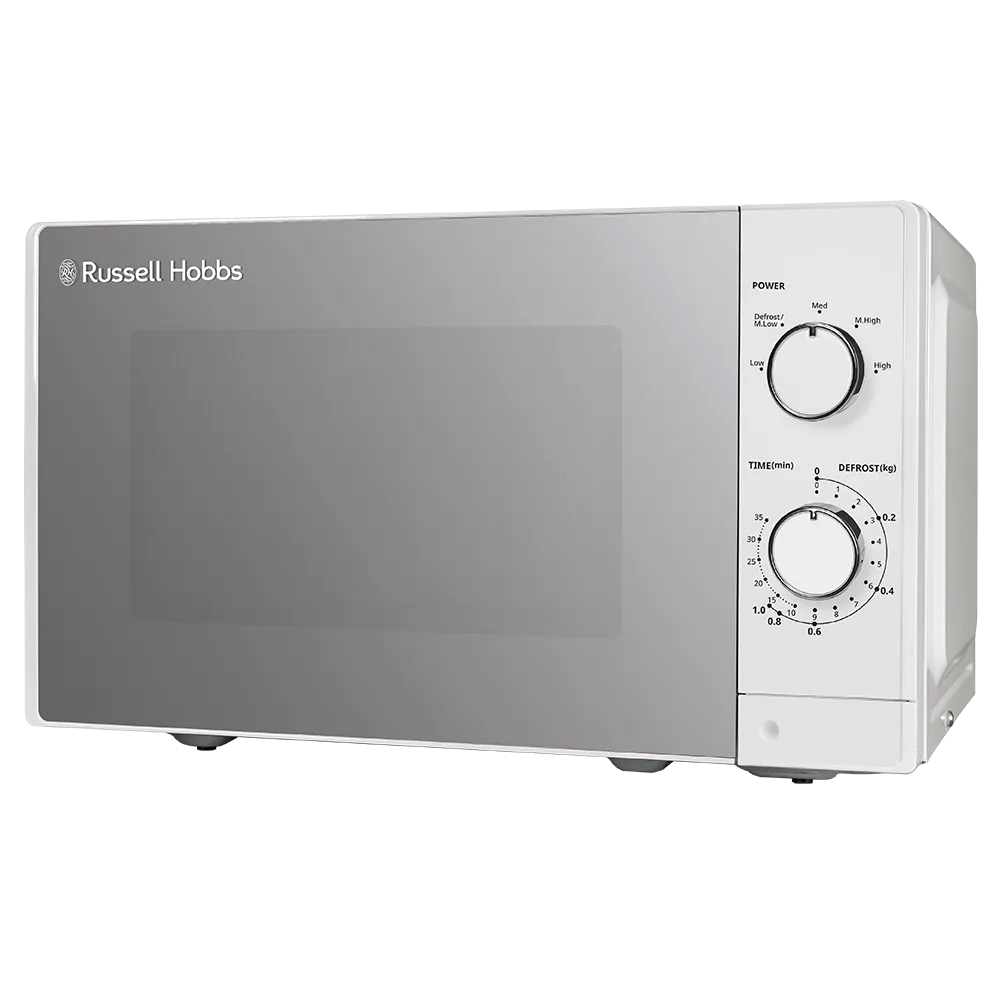 Russell Hobbs RHM2027 Compact Solo Manual Microwave 20L -White