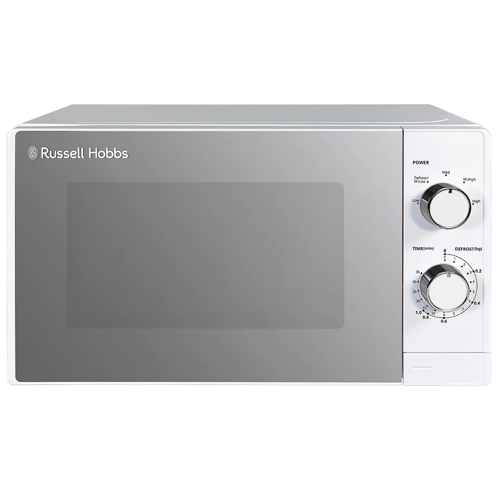 Russell Hobbs RHM2027 Compact Solo Manual Microwave 20L -White