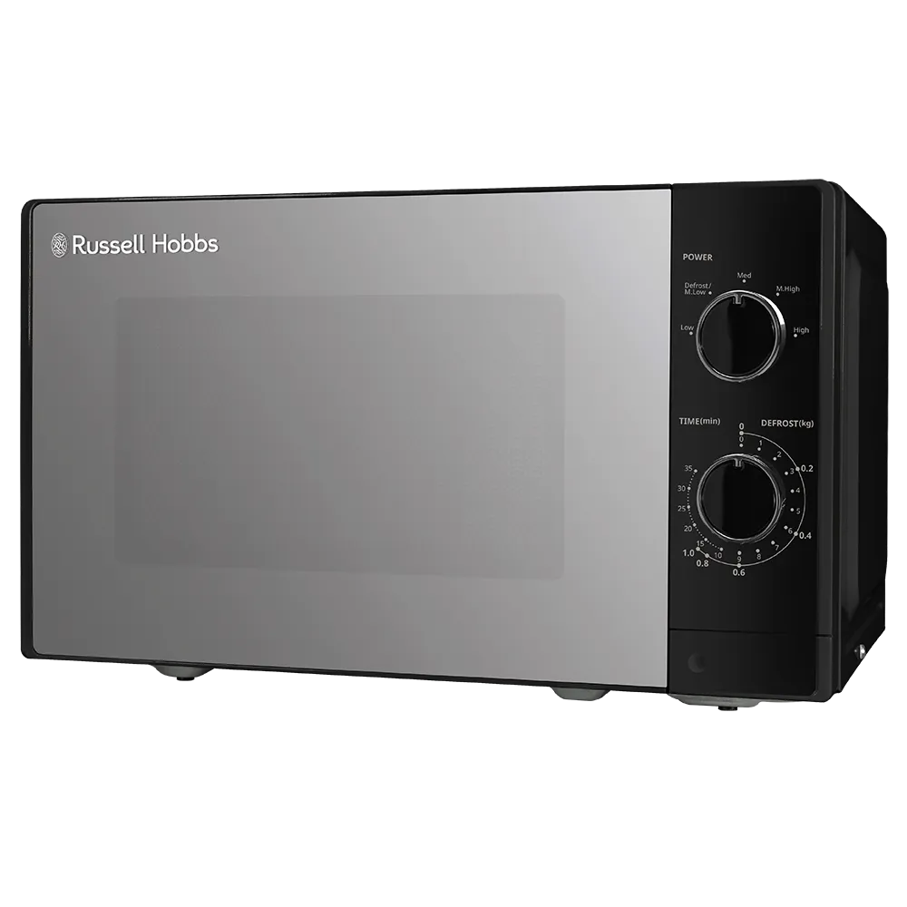 Russell Hobbs RHM2027B Compact Solo Manual Microwave 20L- Black
