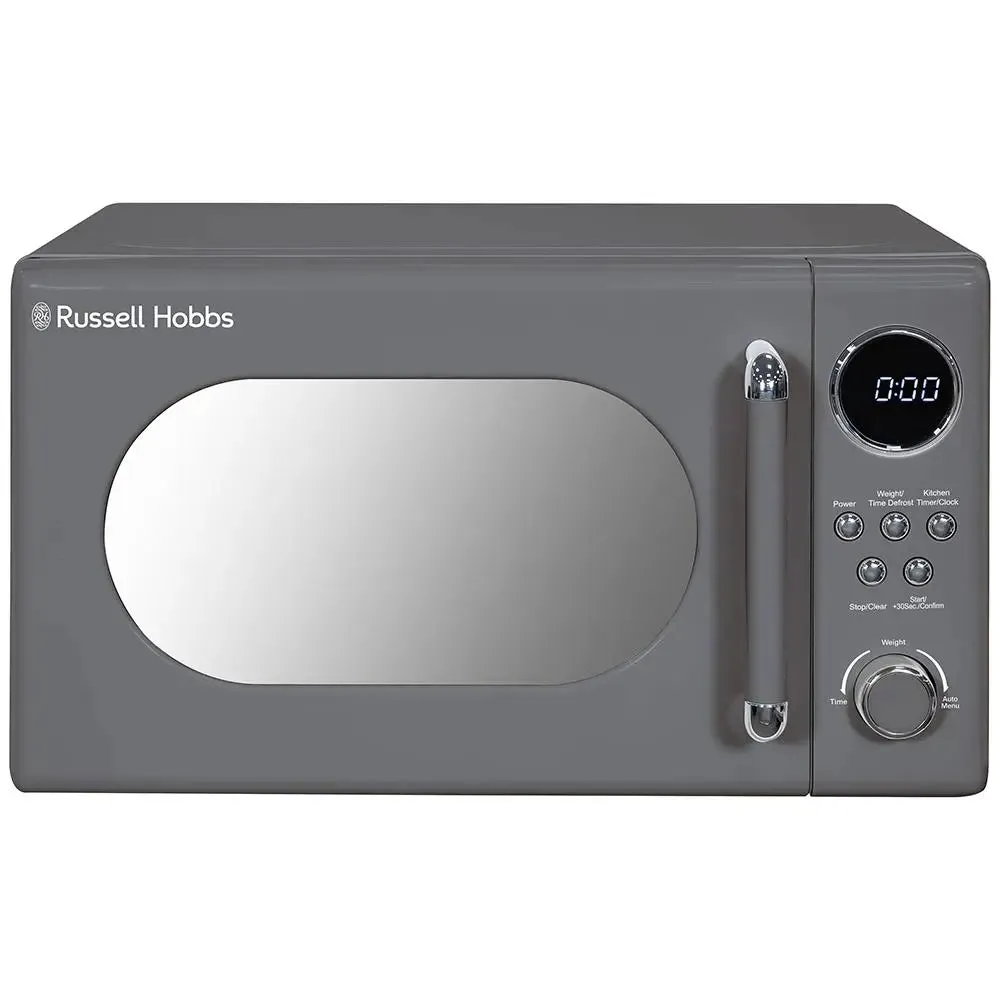 Russell Hobbs RHM2044G Retro 20L Solo Digital Microwave - Grey