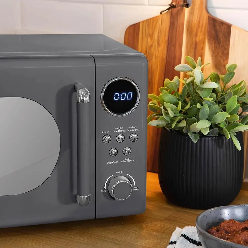 Russell Hobbs RHM2044G Retro 20L Solo Digital Microwave - Grey