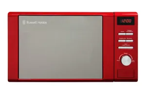 Russell Hobbs RHM2064R microwave Red Solo microwave Countertop 20 L 800 W