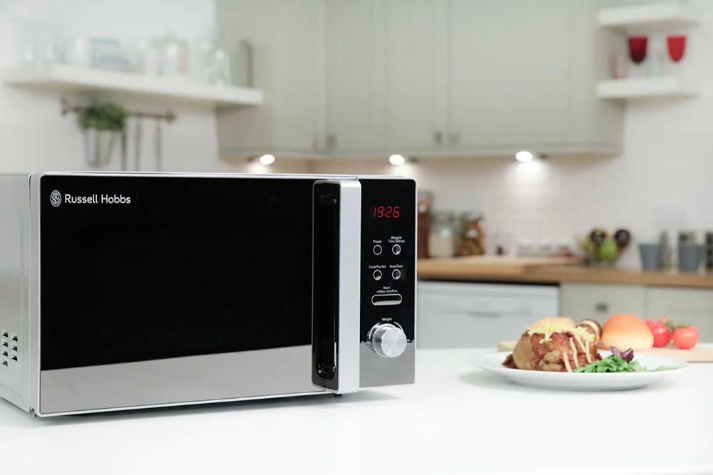 Russell Hobbs RHM2076S microwave Mirror, Silver Solo microwave Countertop 20 L 800 W