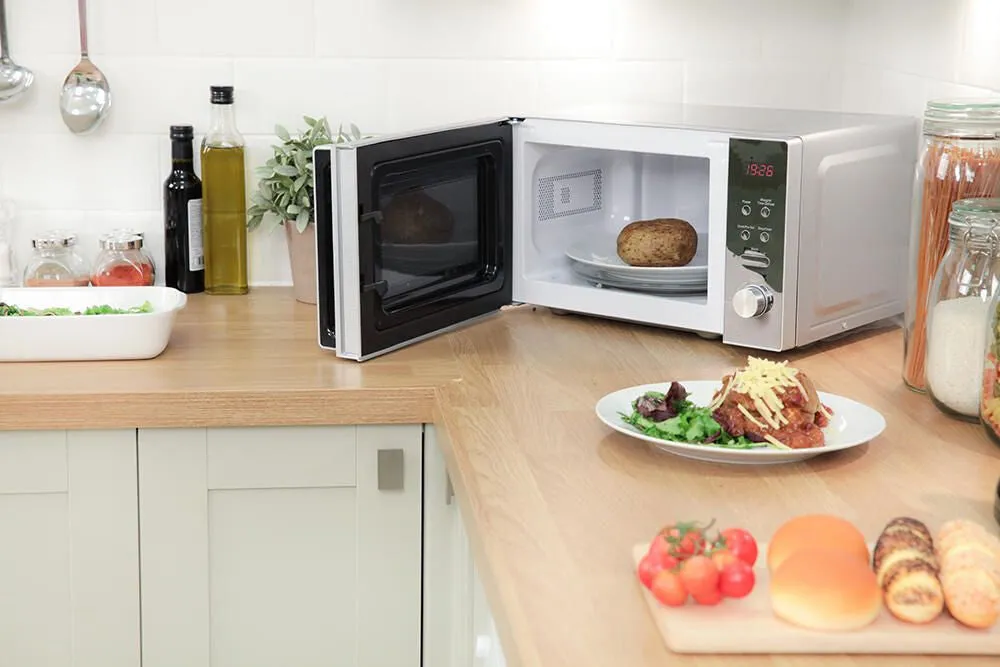 Russell Hobbs RHM2076S microwave Mirror, Silver Solo microwave Countertop 20 L 800 W
