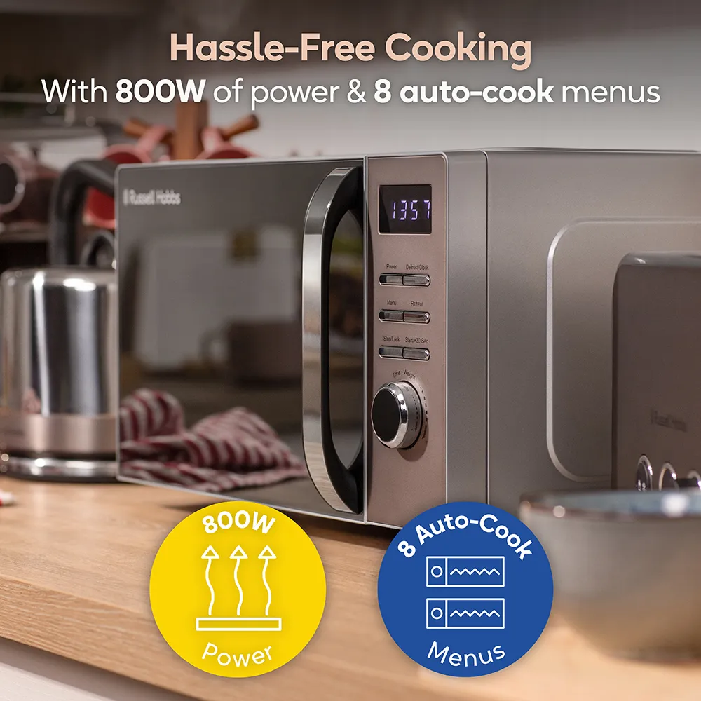 Russell Hobbs RHMD832T, Distinctions 20L Digital Microwave in Titanium