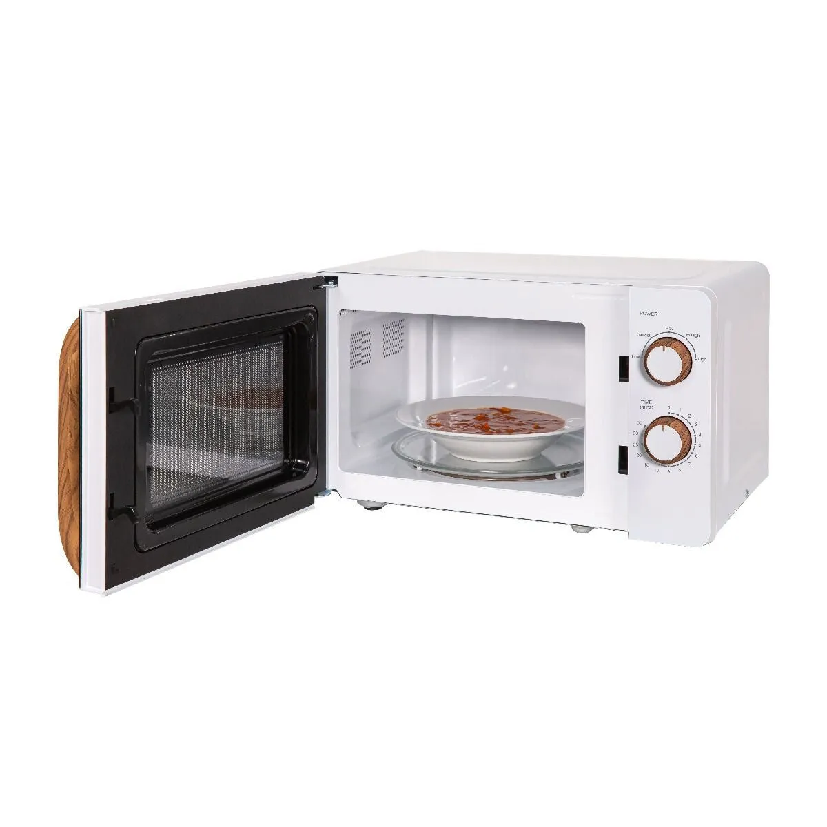 Russell Hobbs RHMM713-N microwave White, Wood Solo microwave Countertop 17 L 700 W
