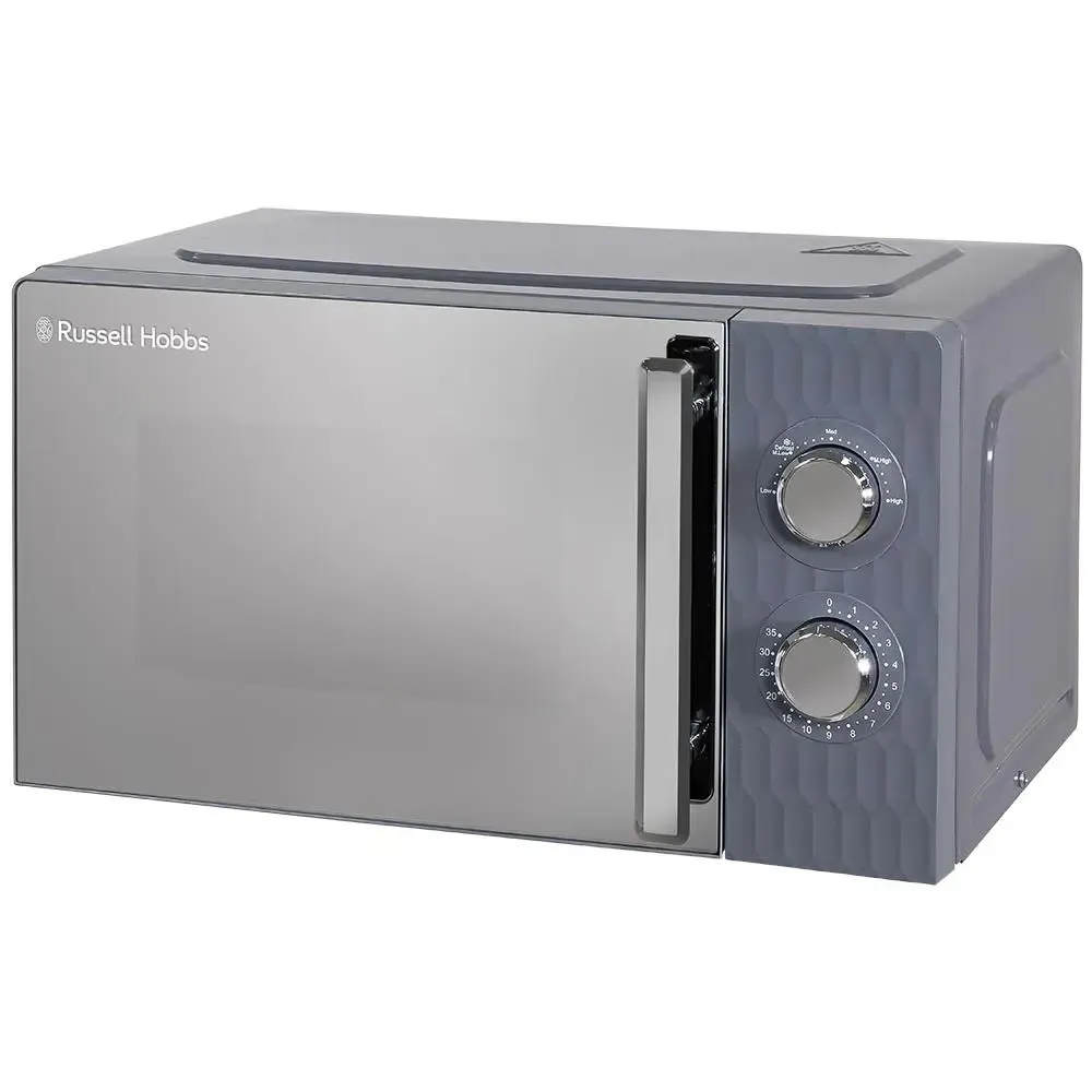 Russell Hobbs RHMM715G 17L Honeycomb Manual Microwave -Grey