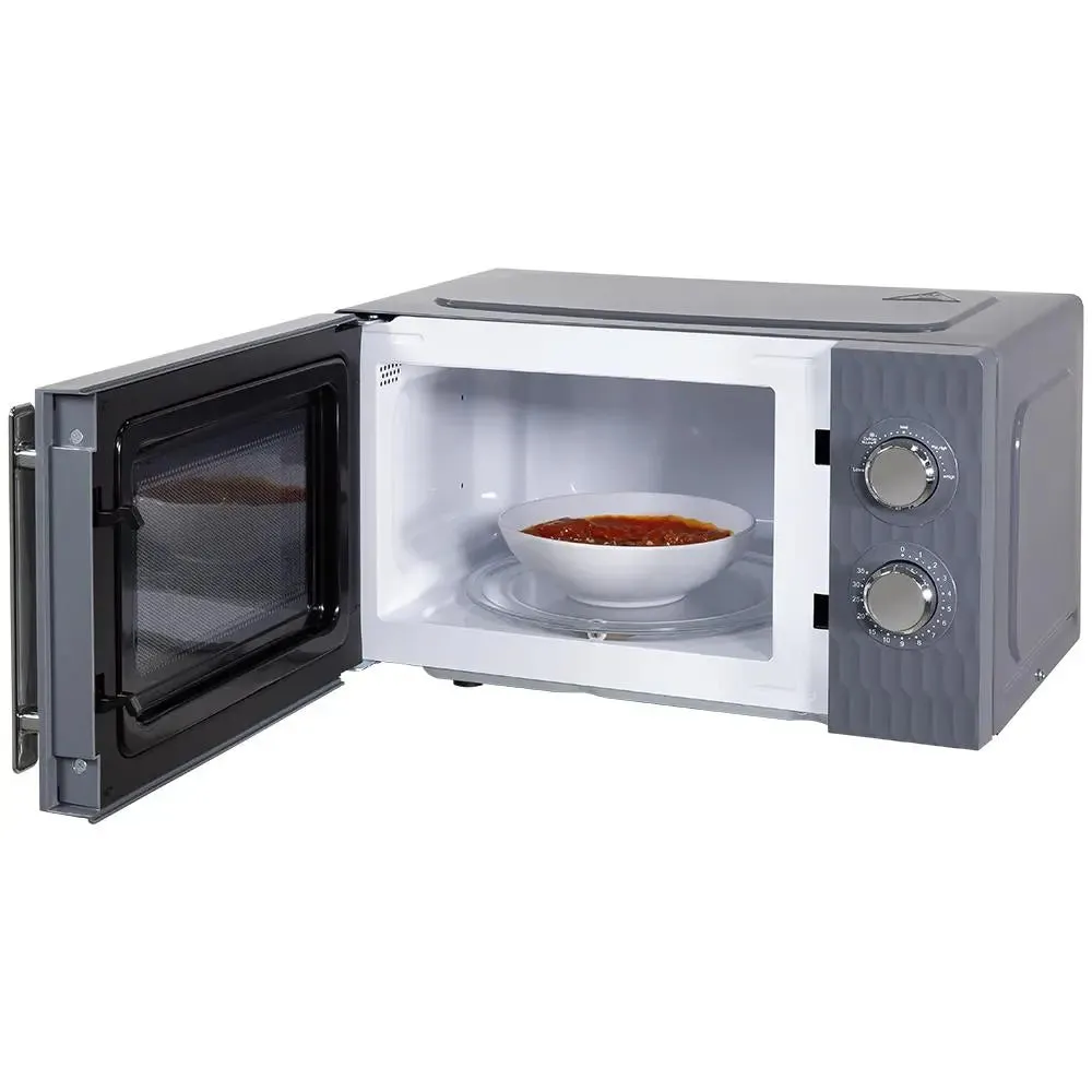Russell Hobbs RHMM715G 17L Honeycomb Manual Microwave -Grey