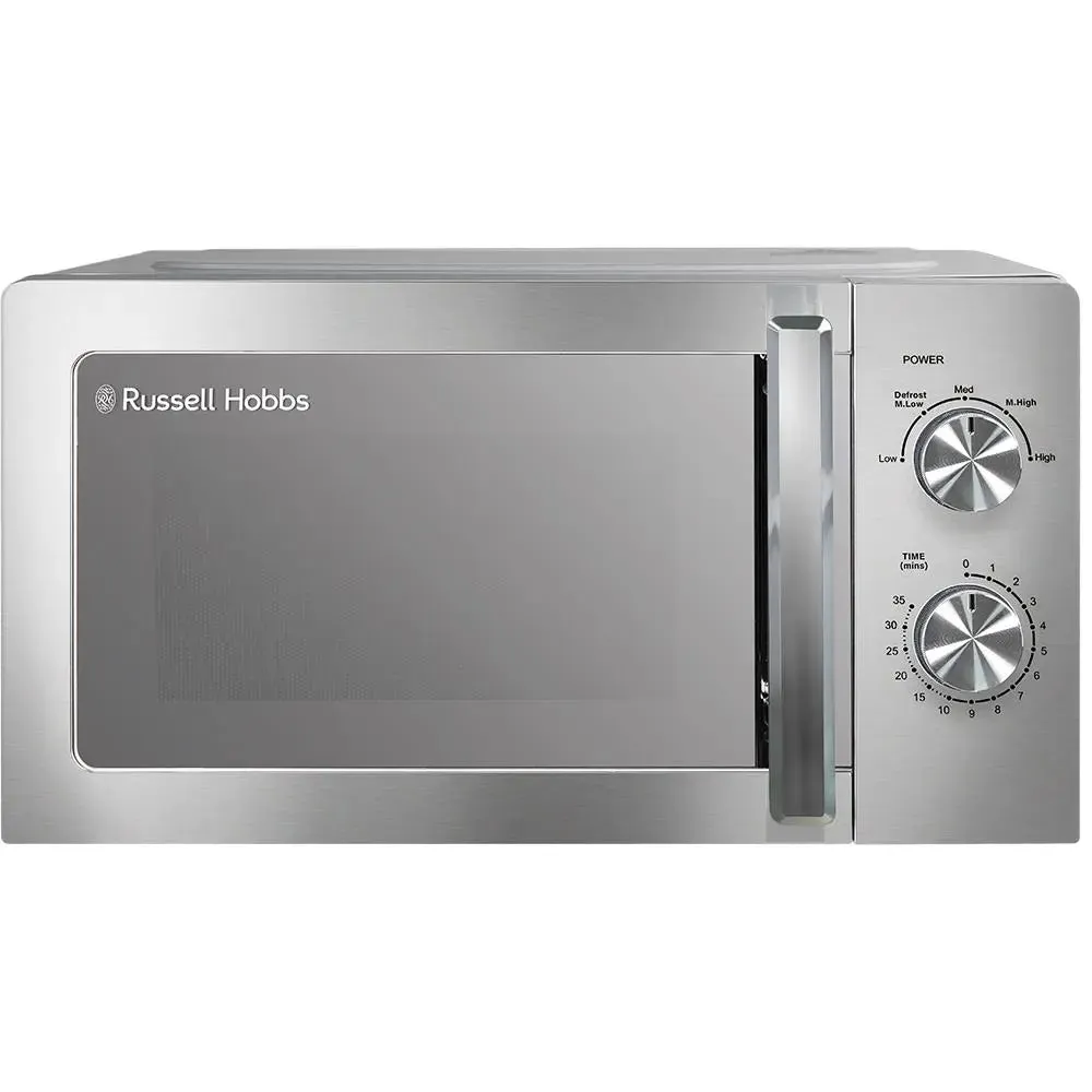Russell Hobbs RHMM827SS Compact 20L Manual Microwave - Stainless Steel