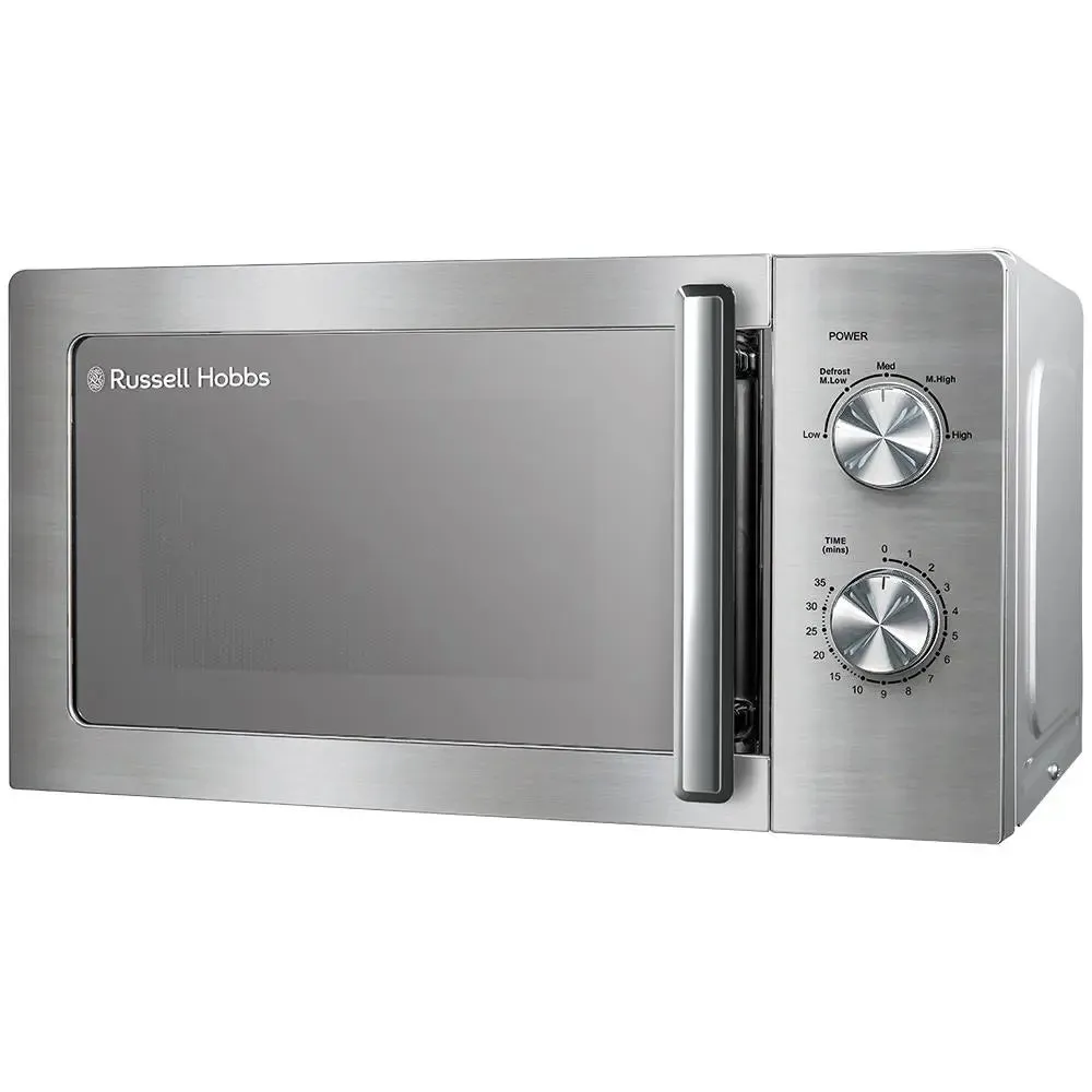 Russell Hobbs RHMM827SS Compact 20L Manual Microwave - Stainless Steel