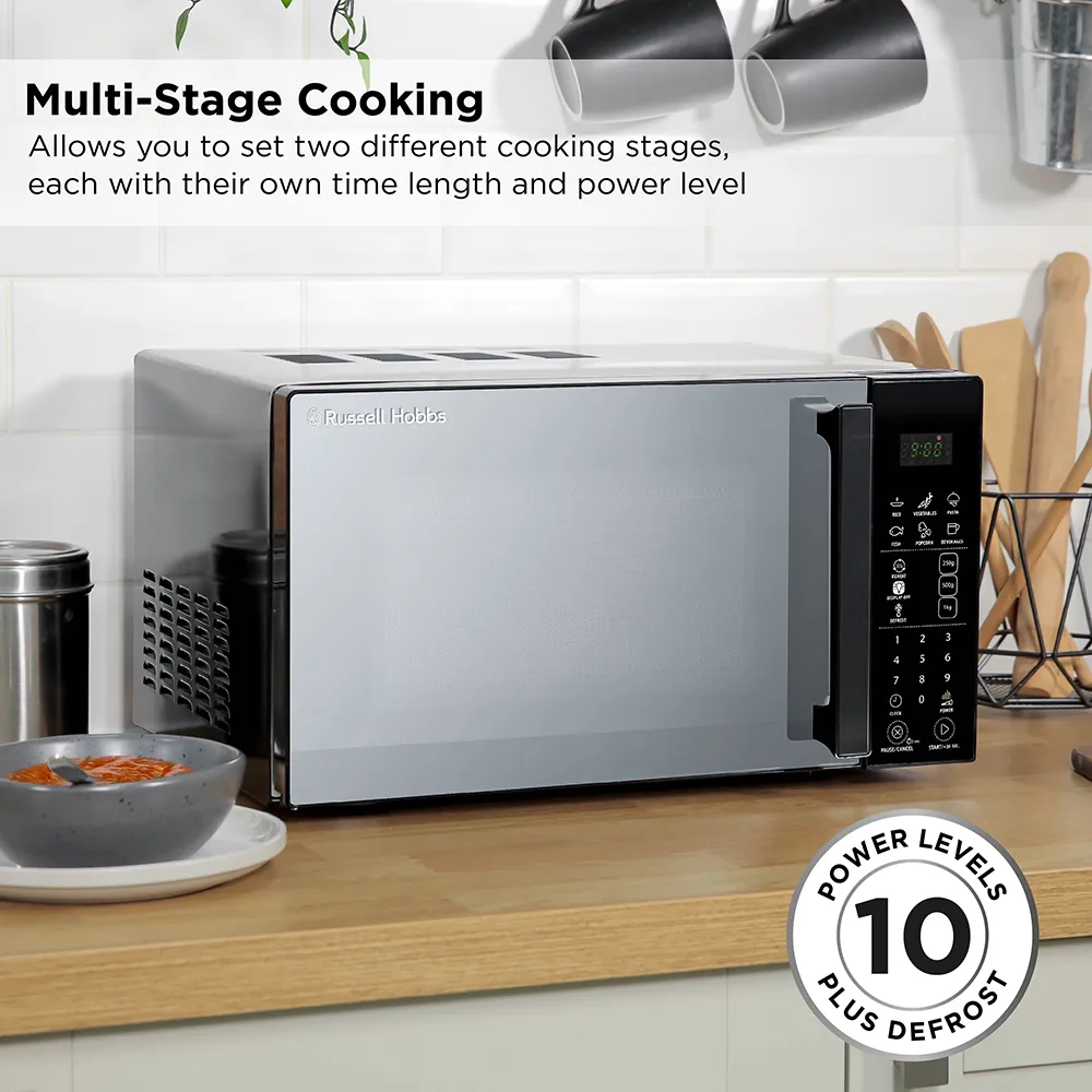 Russell Hobbs RHMT2004B 20L Touch Control Digital Microwave in Black