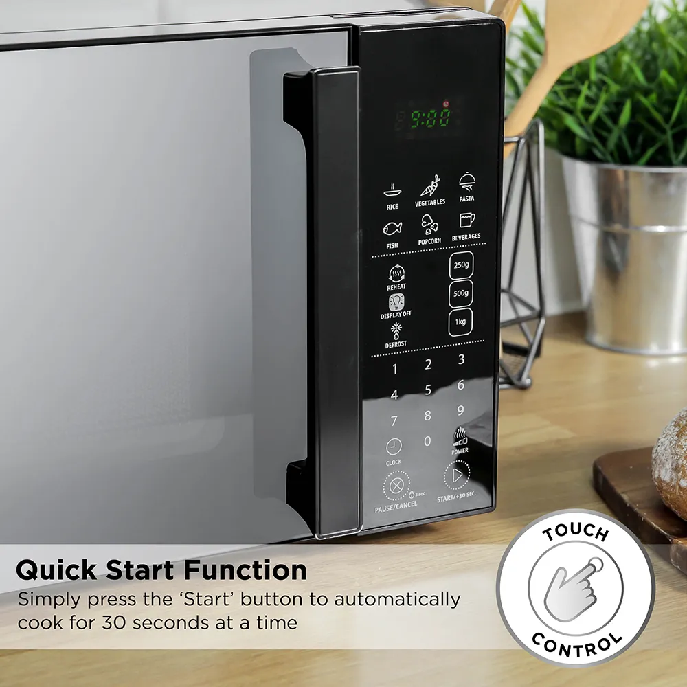 Russell Hobbs RHMT2004B 20L Touch Control Digital Microwave in Black