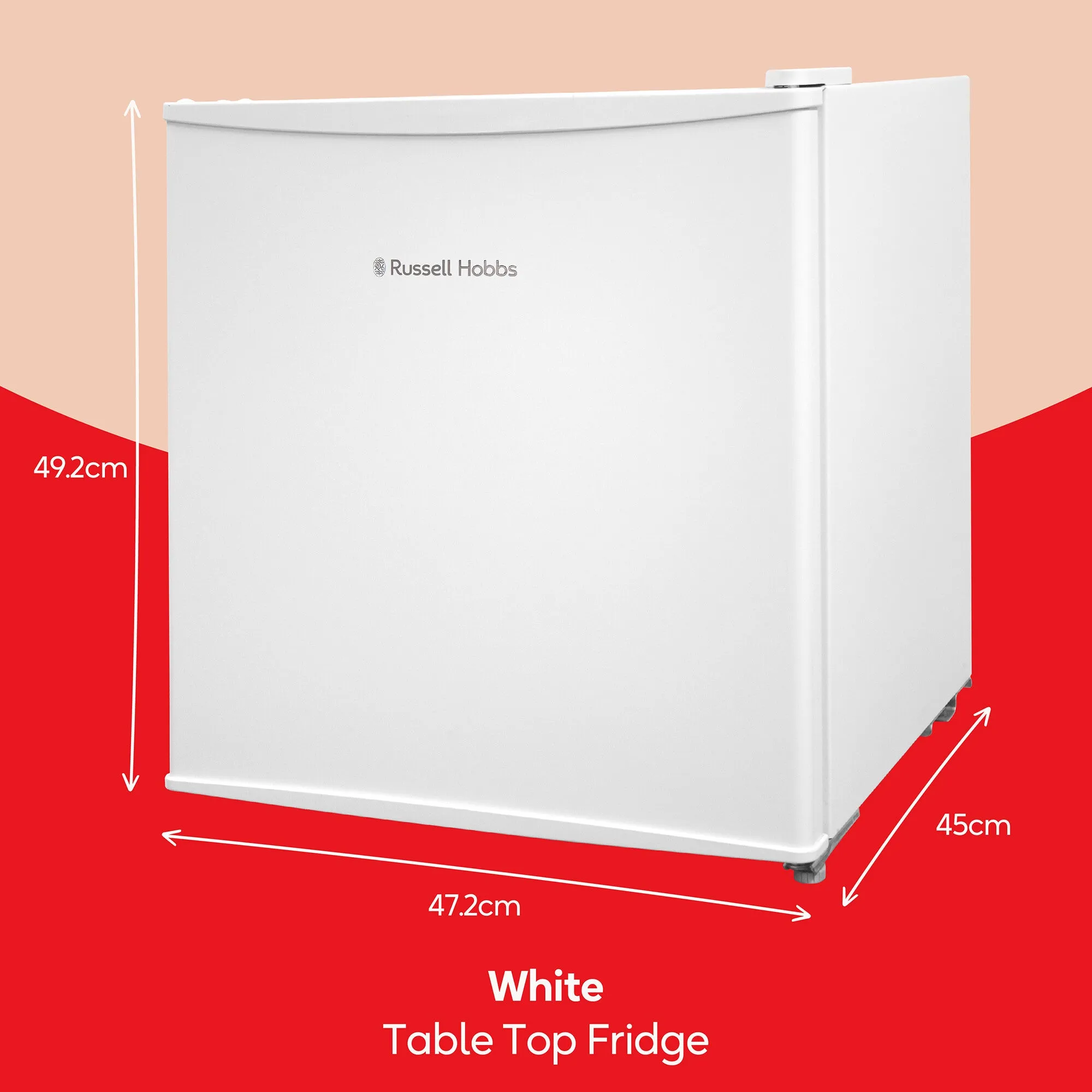 Russell Hobbs RHTTF0E1W fridge Countertop 43 L E White