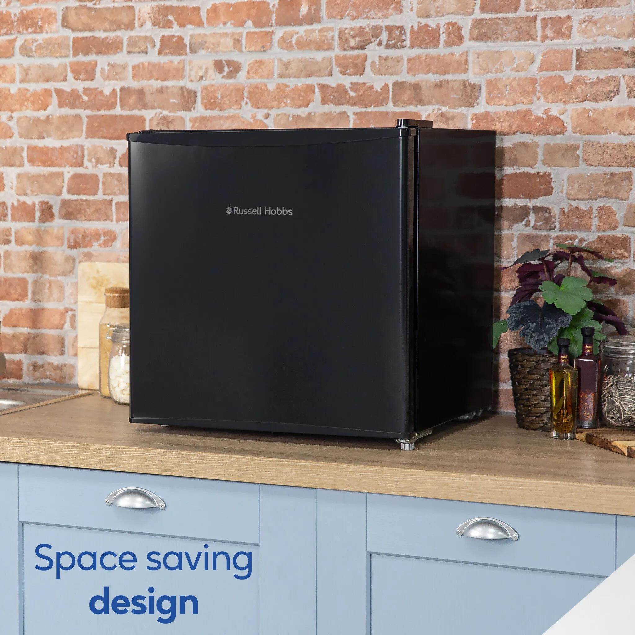 Russell Hobbs RHTTLF1B combi-fridge Freestanding 43 L F Black