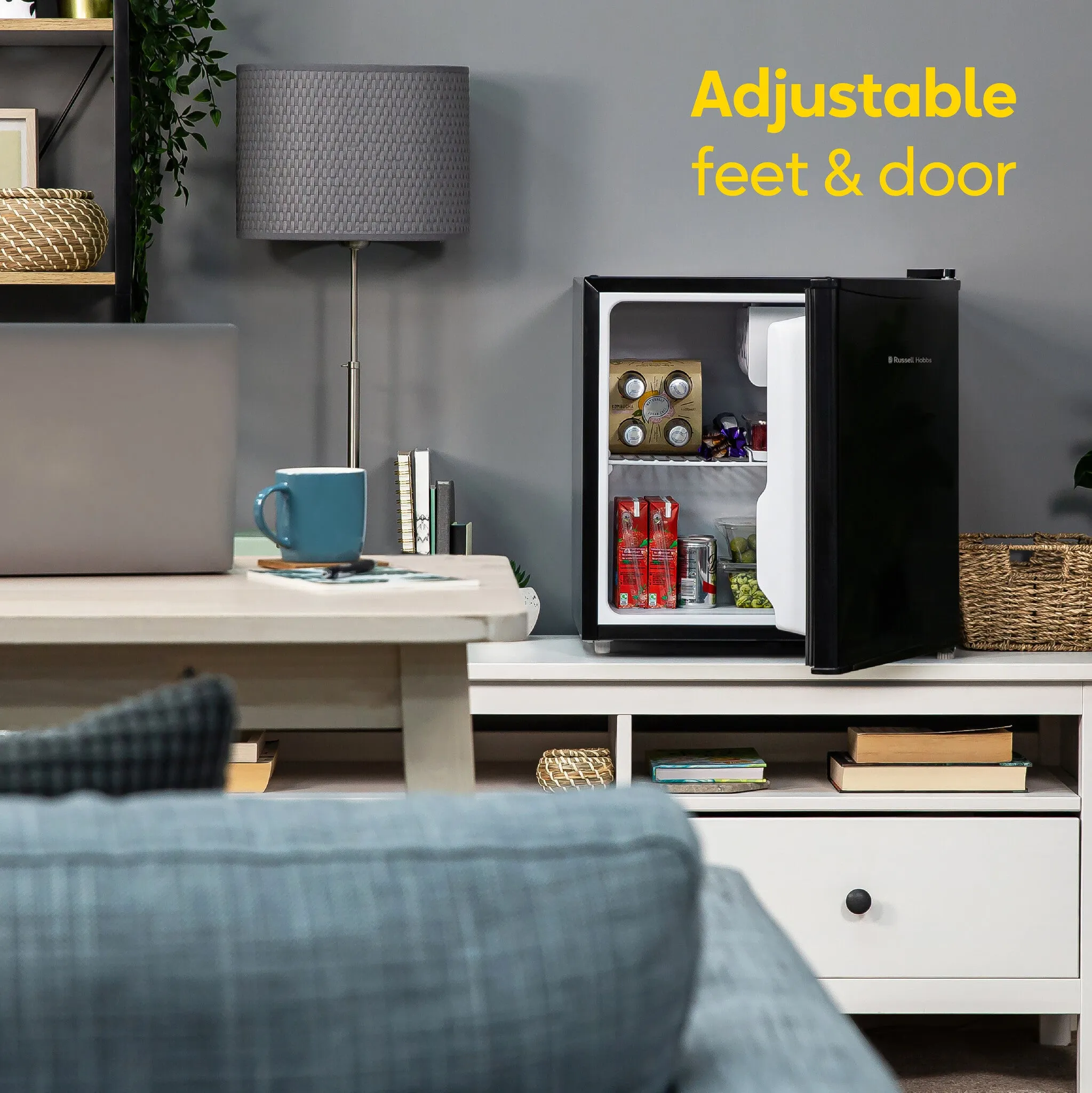 Russell Hobbs RHTTLF1B combi-fridge Freestanding 43 L F Black