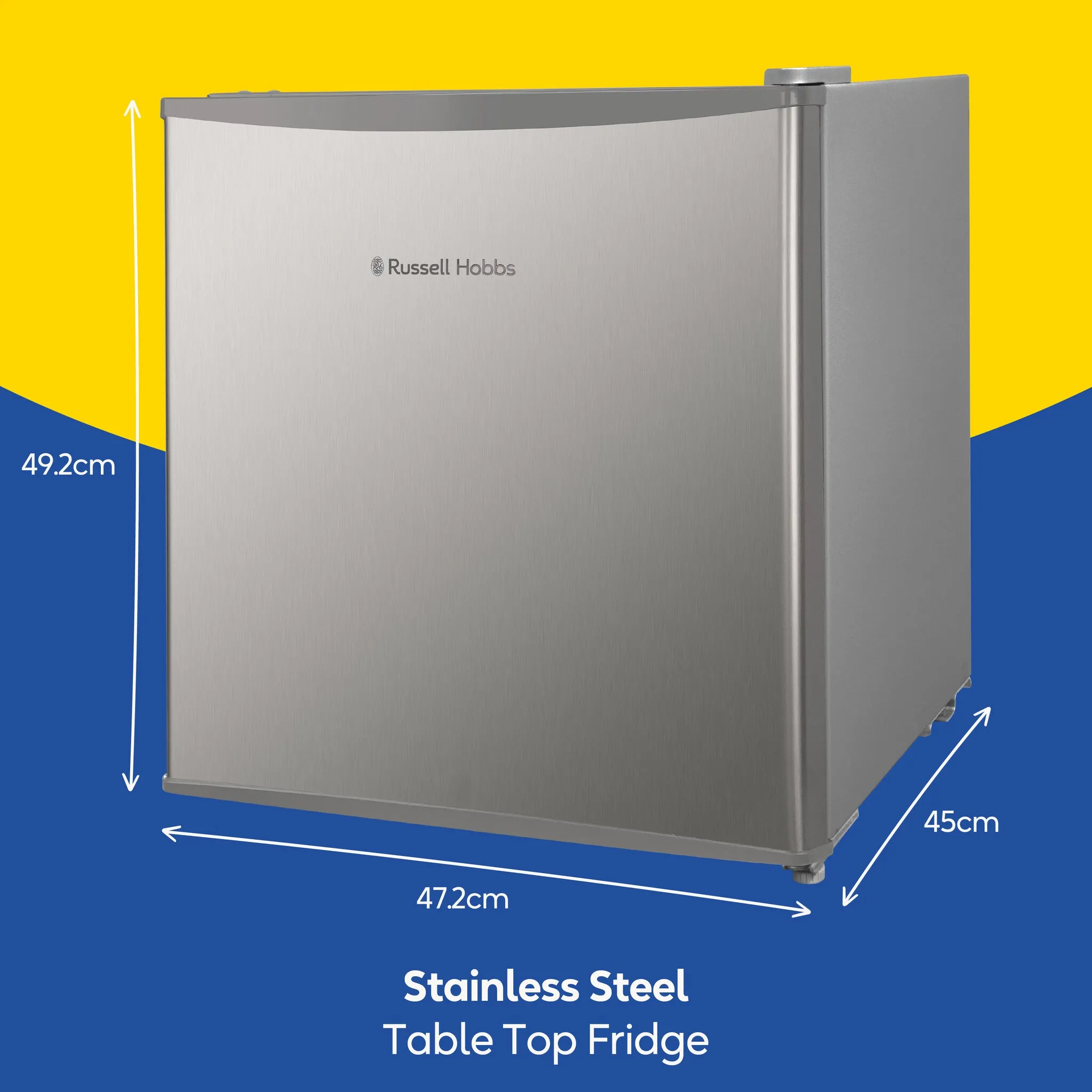 Russell Hobbs RHTTLF1SS combi-fridge Freestanding 43 L F Stainless steel