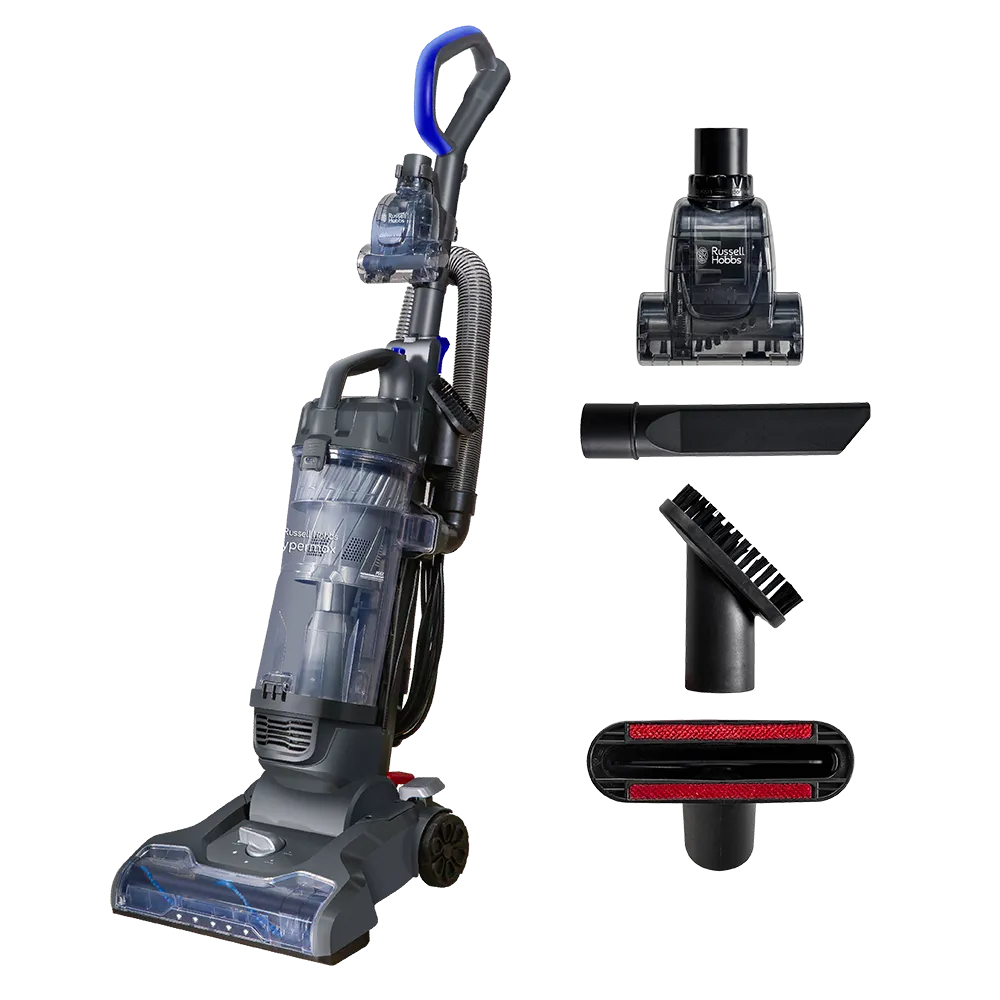Russell Hobbs RHUV7001 Hypermax Upright Vacuum - Grey & Blue