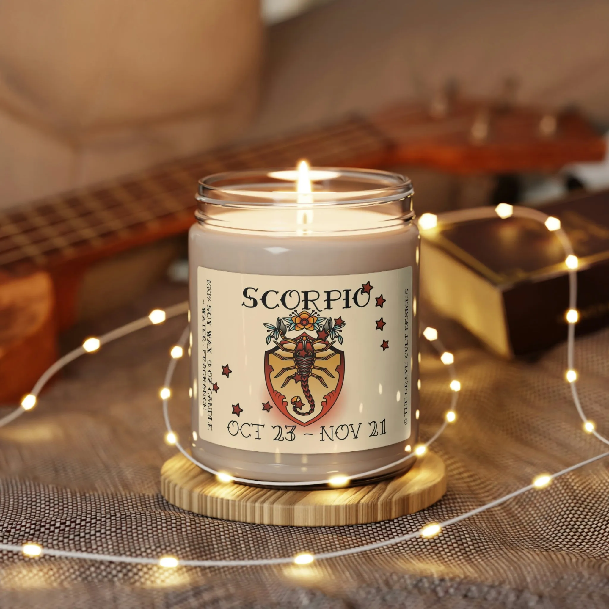 SCORPIO Zodiac Scented Soy Candle, 9oz