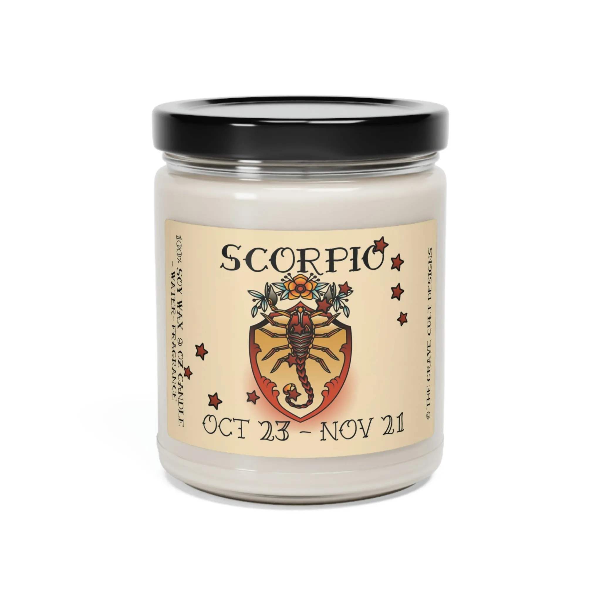 SCORPIO Zodiac Scented Soy Candle, 9oz