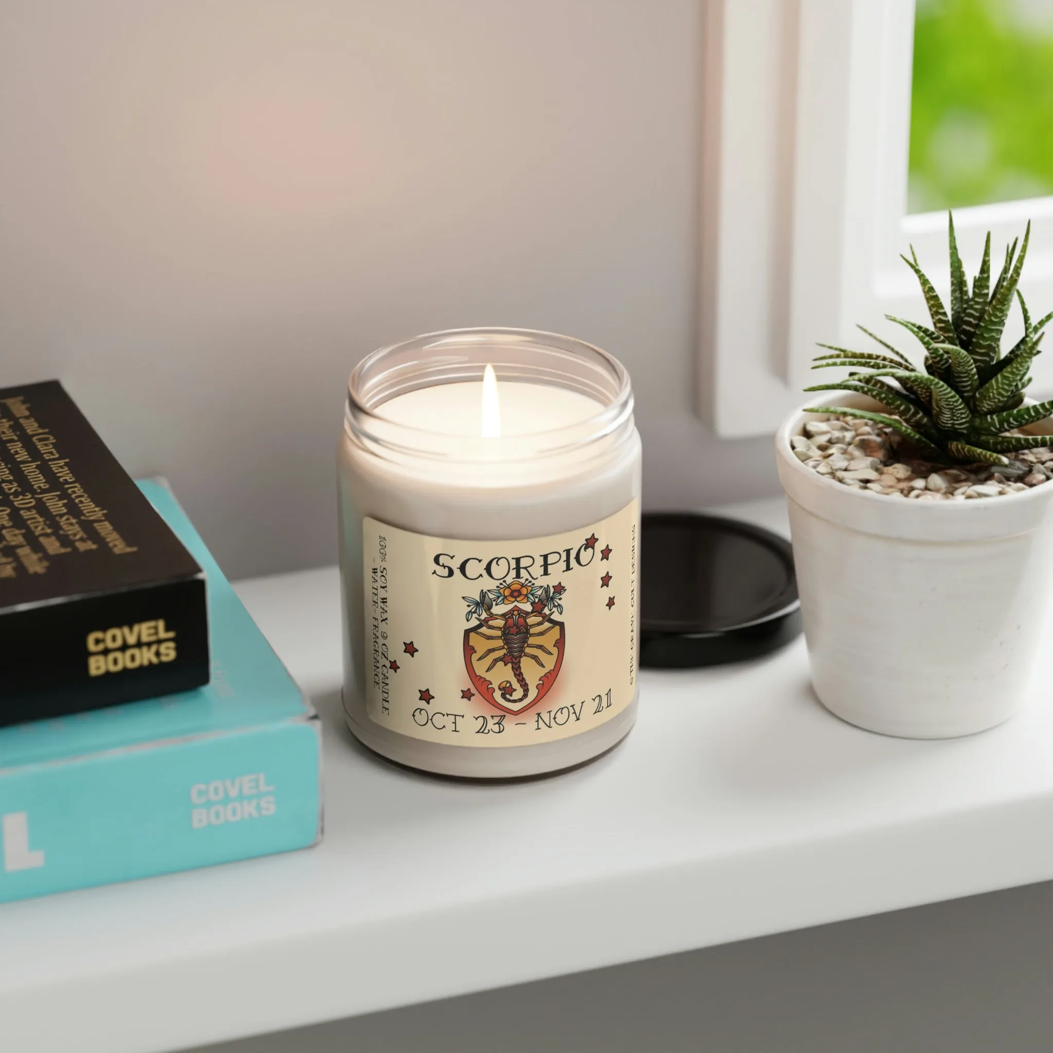 SCORPIO Zodiac Scented Soy Candle, 9oz