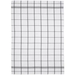 Södahl Minimal Tea Towel, White/Black