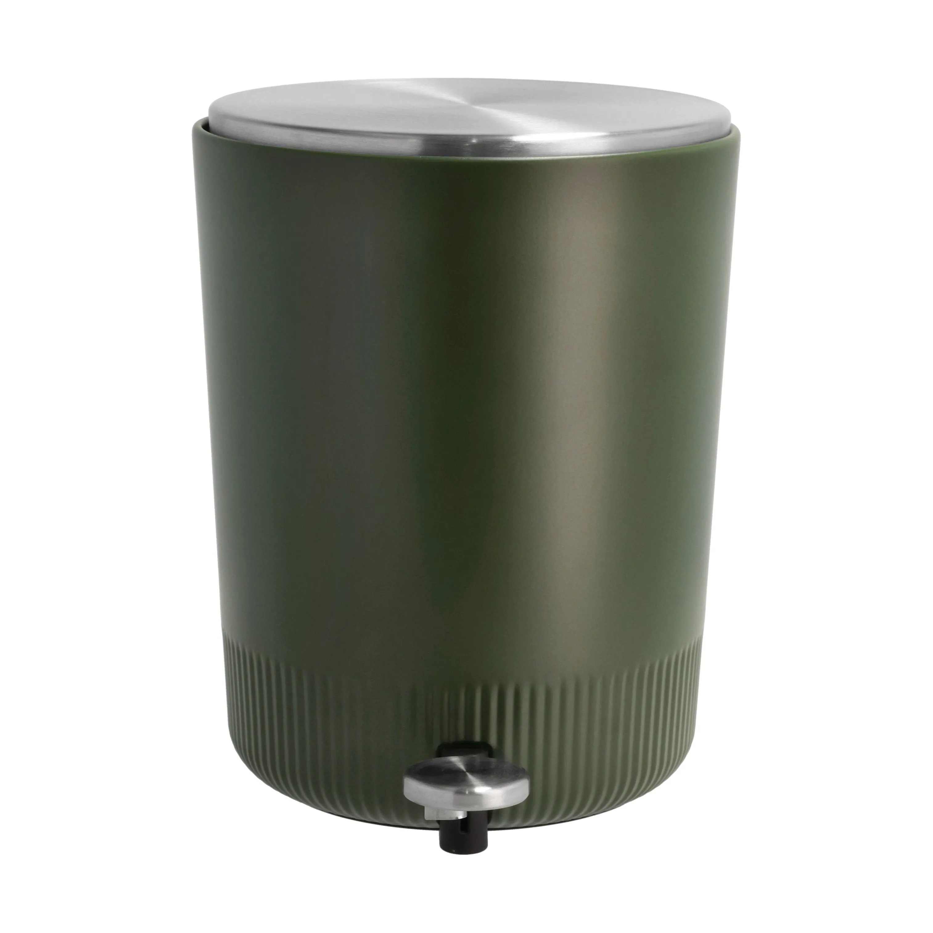 Södahl Plissé Pedal Bucket 5 L, Forest Green