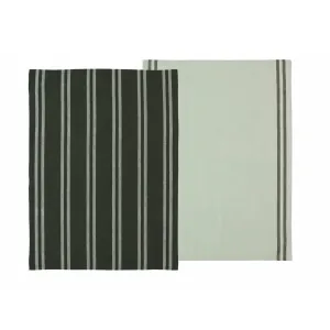 Södahl Towel 50x70 Soft Forest Green 2 Pak