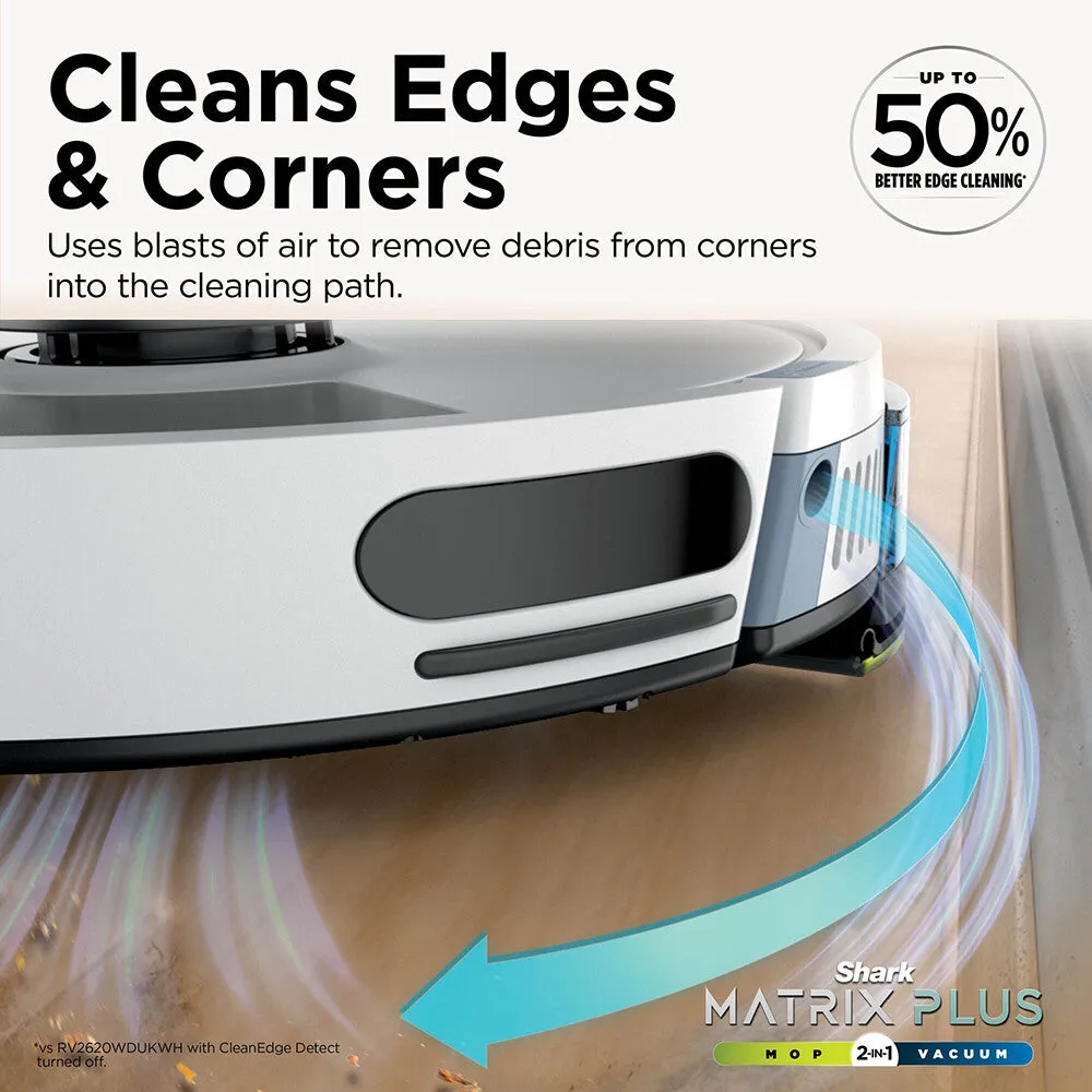 Shark Matrix Plus 2-IN-1 Robot Vacuum & Mop RV2620WDUKWH