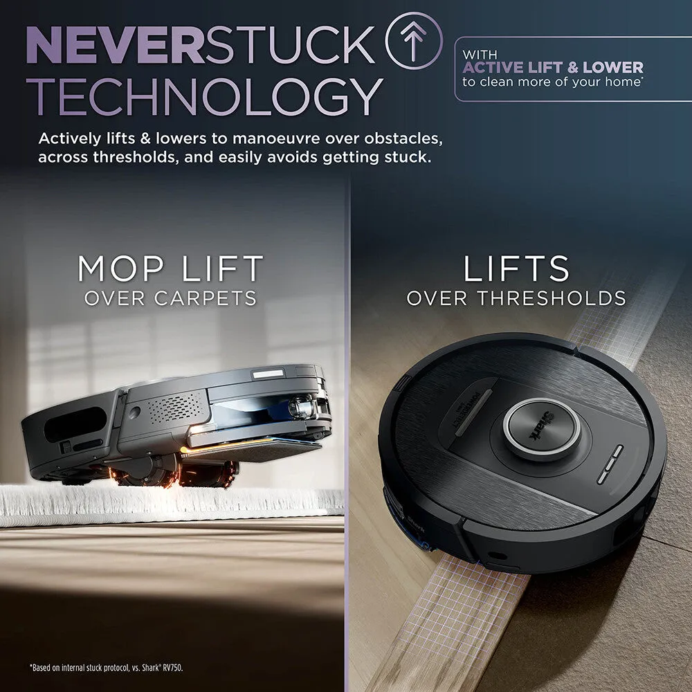 Shark PowerDetect NeverTouch 2-in-1 Self-Empty Robot Vacuum & Mop RV2800YEUK