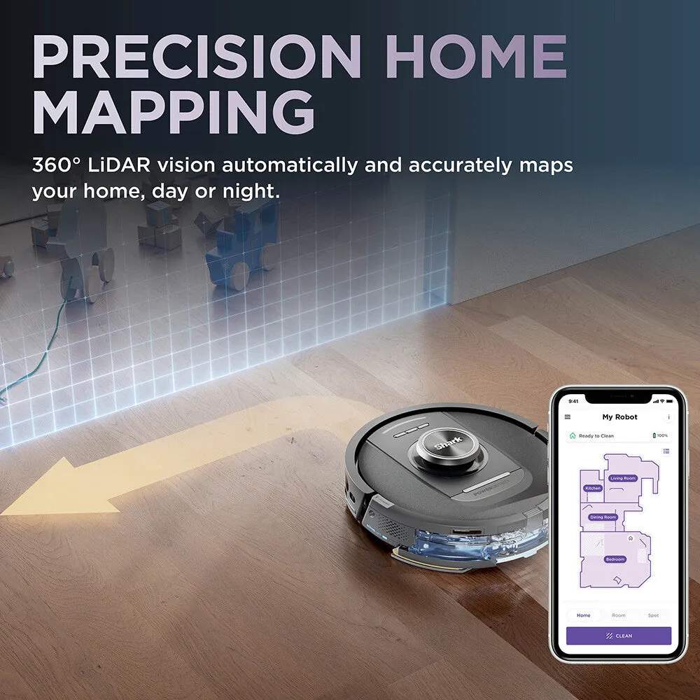 Shark PowerDetect NeverTouch 2-in-1 Self-Empty Robot Vacuum & Mop RV2800YEUK