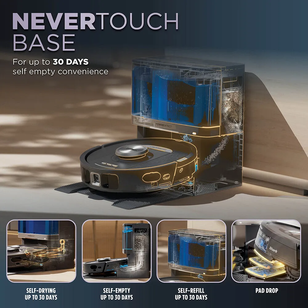 Shark PowerDetect NeverTouch 2-in-1 Self-Empty Robot Vacuum & Mop RV2800YEUK