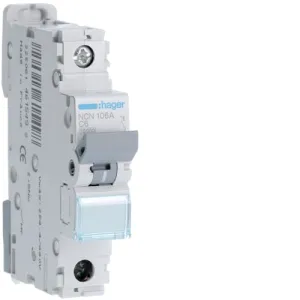 Single Pole 10kA C Curve MCB 6a - 63a
