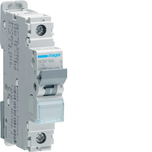 Single Pole 10kA C Curve MCB 6a - 63a