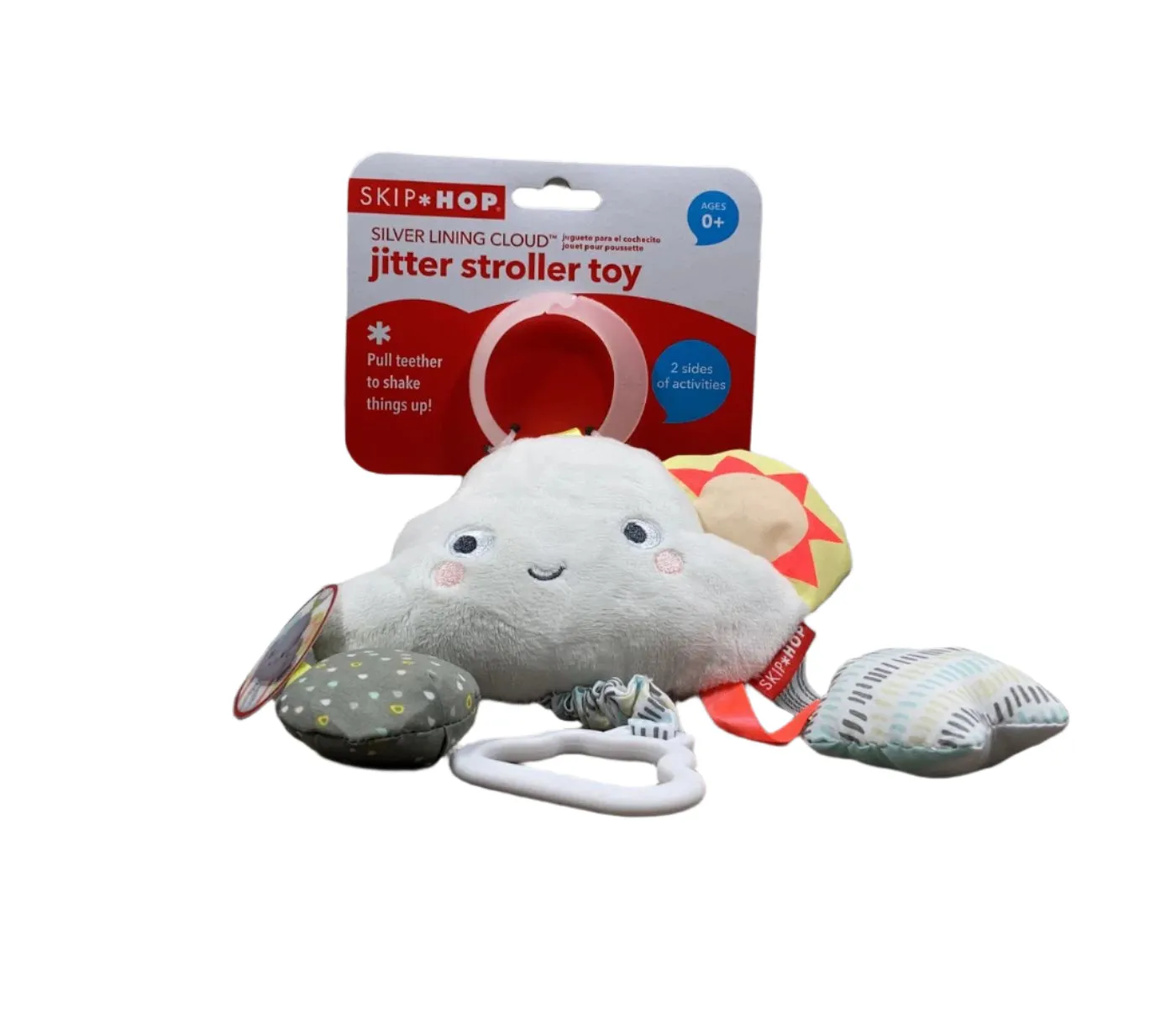 Skip Hop Silver Lining Cloud Jitter Stroller Toy