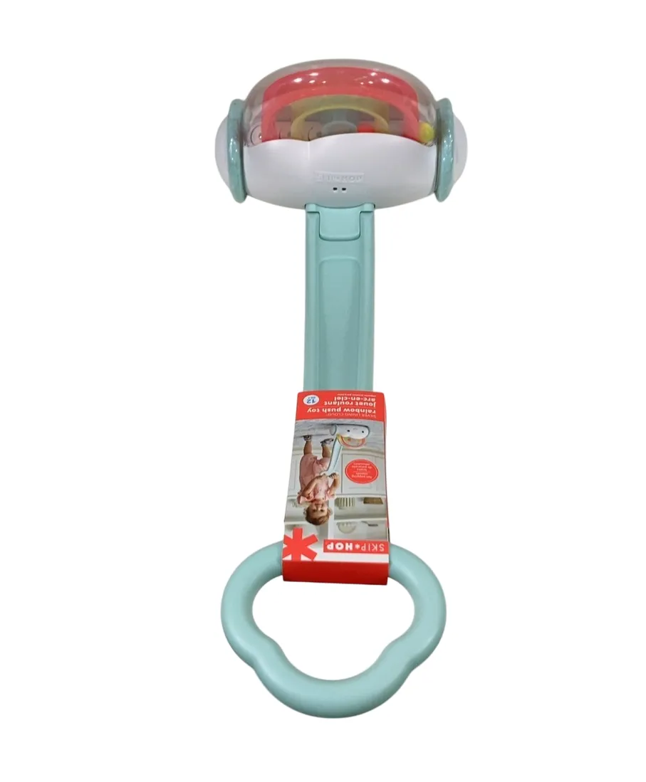 Skip Hop Silver Lining Cloud Rainbow Push Toy