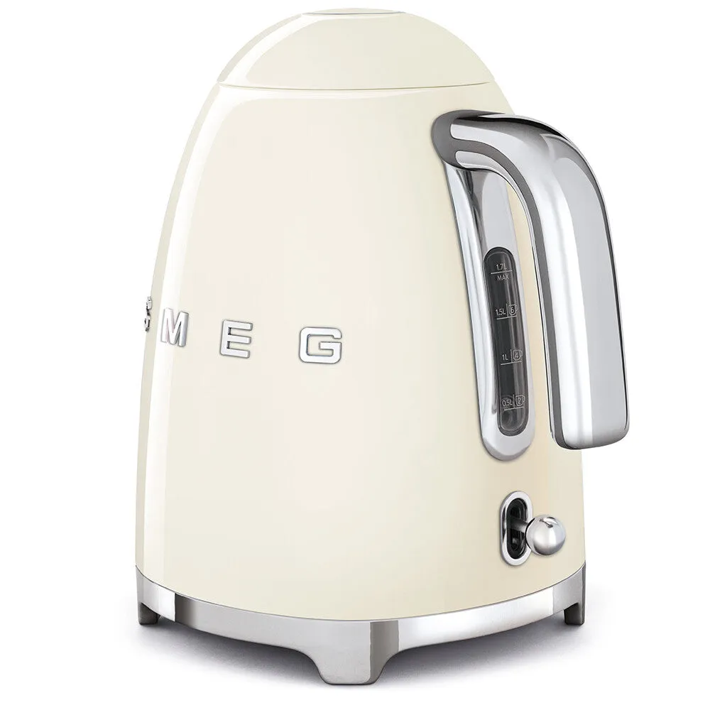 Smeg KLF03CRUK electric kettle 1.7 L 3000 W Cream