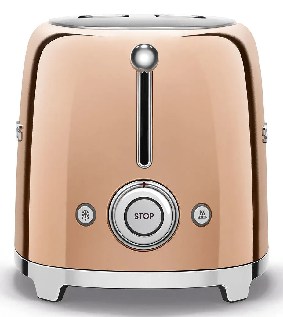 Smeg TSF01RGUK toaster 6 2 slice(s) 950 W Rose gold