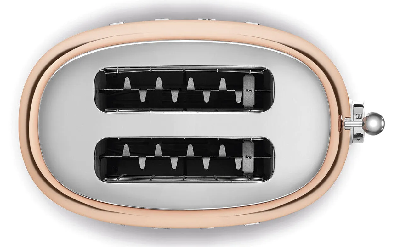 Smeg TSF01RGUK toaster 6 2 slice(s) 950 W Rose gold